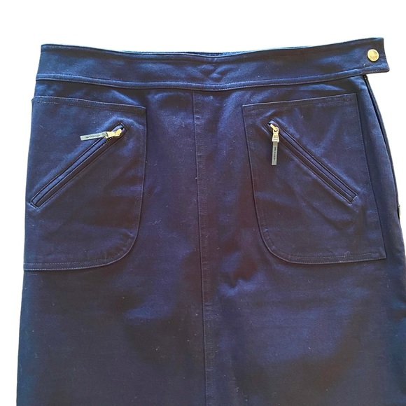 Lauren Ralph Lauren Navy Pencil Skirt - Picture 6 of 10